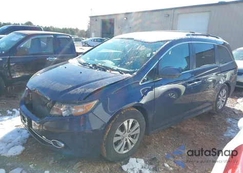 2016 Honda Odyssey Ex-L z USA, uszkodzony, nr VIN 5FNRL5H66GB104895